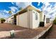 Mobile home side view, showing additional covered area at 9333 E University Dr # 55, Mesa, AZ 85207