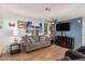 Bright living room with hardwood floors and comfy seating at 9333 E University Dr # 55, Mesa, AZ 85207