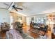 Spacious living room featuring hardwood floors and comfortable seating at 11596 W Sierra Dawn Blvd # 134, Surprise, AZ 85378