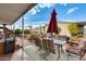 Outdoor patio furniture under covered patio at 11596 W Sierra Dawn Blvd # 134, Surprise, AZ 85378