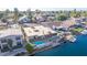 Aerial view showing home's location in a waterfront community at 1412 E Commodore Pl, Tempe, AZ 85283