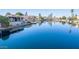 Waterfront homes with boats and beautiful canal views at 1412 E Commodore Pl, Tempe, AZ 85283