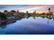 Scenic waterfront property with canal views and boats at sunset at 1412 E Commodore Pl, Tempe, AZ 85283
