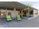 Patio with seating area and canal view at 1412 E Commodore Pl, Tempe, AZ 85283