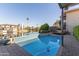 Inviting pool with canal view at 1412 E Commodore Pl, Tempe, AZ 85283