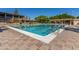 Community lap pool and surrounding patio at 1412 E Commodore Pl, Tempe, AZ 85283