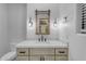 Modern bathroom with a sleek vanity and updated fixtures at 14236 E Ranch Rd, Scottsdale, AZ 85262