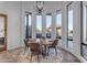 Charming breakfast nook with a wooden table and views at 14236 E Ranch Rd, Scottsdale, AZ 85262