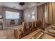 Home theater room featuring comfortable seating and a large screen at 14236 E Ranch Rd, Scottsdale, AZ 85262