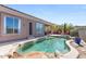 Inviting kidney-shaped pool with patio and mountain views at 15720 E Yucca Dr, Fountain Hills, AZ 85268