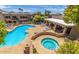 Complex aerial view showing pool, spa, and building at 1720 E Thunderbird Rd # 2059, Phoenix, AZ 85022