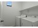 Bright laundry room with washer and dryer at 21150 W Prospector Way, Buckeye, AZ 85396