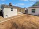 Backyard view showing patio and additional structure at 309 E Weldon Ave, Phoenix, AZ 85012