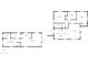 Detailed floor plan showcasing the layout of a two-story home, including bedrooms, bathrooms, kitchen, and living areas at 309 E Weldon Ave, Phoenix, AZ 85012