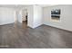 Open living area with modern kitchen and tile floors at 309 E Weldon Ave, Phoenix, AZ 85012