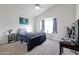 Spacious bedroom with a queen-size bed and a view at 8749 E Willetta St, Scottsdale, AZ 85257