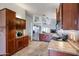 Spacious kitchen with stainless steel appliances and wood cabinets at 8749 E Willetta St, Scottsdale, AZ 85257