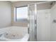 Bathroom with soaking tub and separate shower at 8903 N 57Th Dr, Glendale, AZ 85302