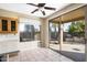 Kitchen with sliding door to backyard patio at 8903 N 57Th Dr, Glendale, AZ 85302
