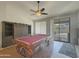 Game room with pool table and sliding door to backyard at 14335 W Country Gables Dr, Surprise, AZ 85379
