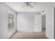Bedroom with window, ceiling fan and carpeting at 1449 W Mohawk Ln, Phoenix, AZ 85027