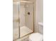 Clean bathroom with shower and toilet at 16635 N Cave Creek Rd # 228, Phoenix, AZ 85032