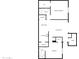 Two-bedroom floor plan with open layout at 16635 N Cave Creek Rd # 228, Phoenix, AZ 85032