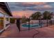 Inviting backyard with a sparkling pool and brick patio at 2609 S Country Club Way, Tempe, AZ 85282