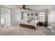 Relaxing main bedroom with carpeted floors and ensuite bathroom access at 2838 E Shady Spring Trl, Phoenix, AZ 85024