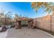 Unique rock water feature adds to the appeal of the backyard at 2838 E Shady Spring Trl, Phoenix, AZ 85024