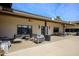 Community patio with seating and tables at 305 S Val Vista Dr # 417, Mesa, AZ 85204