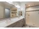 Modern bathroom with dual sinks, large shower, and stylish vanity at 34357 N Red Clay Rd, San Tan Valley, AZ 85144