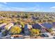 Aerial view showcasing the house and surrounding neighborhood at 4529 E Coyote Wash Dr, Cave Creek, AZ 85331