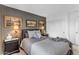 Charming bedroom with gray walls and ample closet space at 4529 E Coyote Wash Dr, Cave Creek, AZ 85331