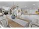 Bright dining room features a wood table, neutral decor, and a chandelier at 4529 E Coyote Wash Dr, Cave Creek, AZ 85331