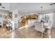 Kitchen with light wood cabinets, tile floors, and a breakfast bar at 4529 E Coyote Wash Dr, Cave Creek, AZ 85331
