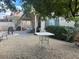 Relaxing backyard with patio and small table at 4556 E Meadow Dr, Phoenix, AZ 85032