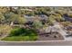 Aerial view of house, showing landscaping and driveway at 4605 E Orange Dr, Phoenix, AZ 85018