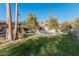 Spacious backyard with pool, patio, and lush lawn at 4605 E Orange Dr, Phoenix, AZ 85018