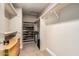 Well-organized walk-in closet with ample shelving at 4605 E Orange Dr, Phoenix, AZ 85018