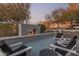 Relaxing patio with built-in fire pit and comfortable seating at 4605 E Orange Dr, Phoenix, AZ 85018
