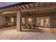 Outdoor patio with dining furniture and access to the house at 4605 E Orange Dr, Phoenix, AZ 85018