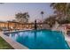 Luxury pool and spa area with comfortable lounge chairs at 4605 E Orange Dr, Phoenix, AZ 85018