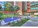 Relaxing courtyard with water feature and lush landscaping at 4808 N 24Th St # 1123, Phoenix, AZ 85016