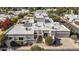 Aerial view of single-story home with private entrance and attached garage at 6945 E Glenrosa Ave, Scottsdale, AZ 85251