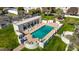 Inviting community pool with lounge chairs and shaded seating area at 6945 E Glenrosa Ave, Scottsdale, AZ 85251