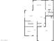 Open floor plan featuring living room, kitchen, and two bedrooms at 703 W Magena Dr, San Tan Valley, AZ 85140