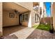 Private backyard with artificial turf and patio at 750 W Flintlock Way, Chandler, AZ 85286