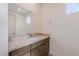 Clean bathroom with a vanity and a large mirror at 10249 E Ulysses Ave, Mesa, AZ 85212