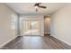 Bright living room with sliding glass door leading to backyard at 1263 E Denvil Dr, Casa Grande, AZ 85122